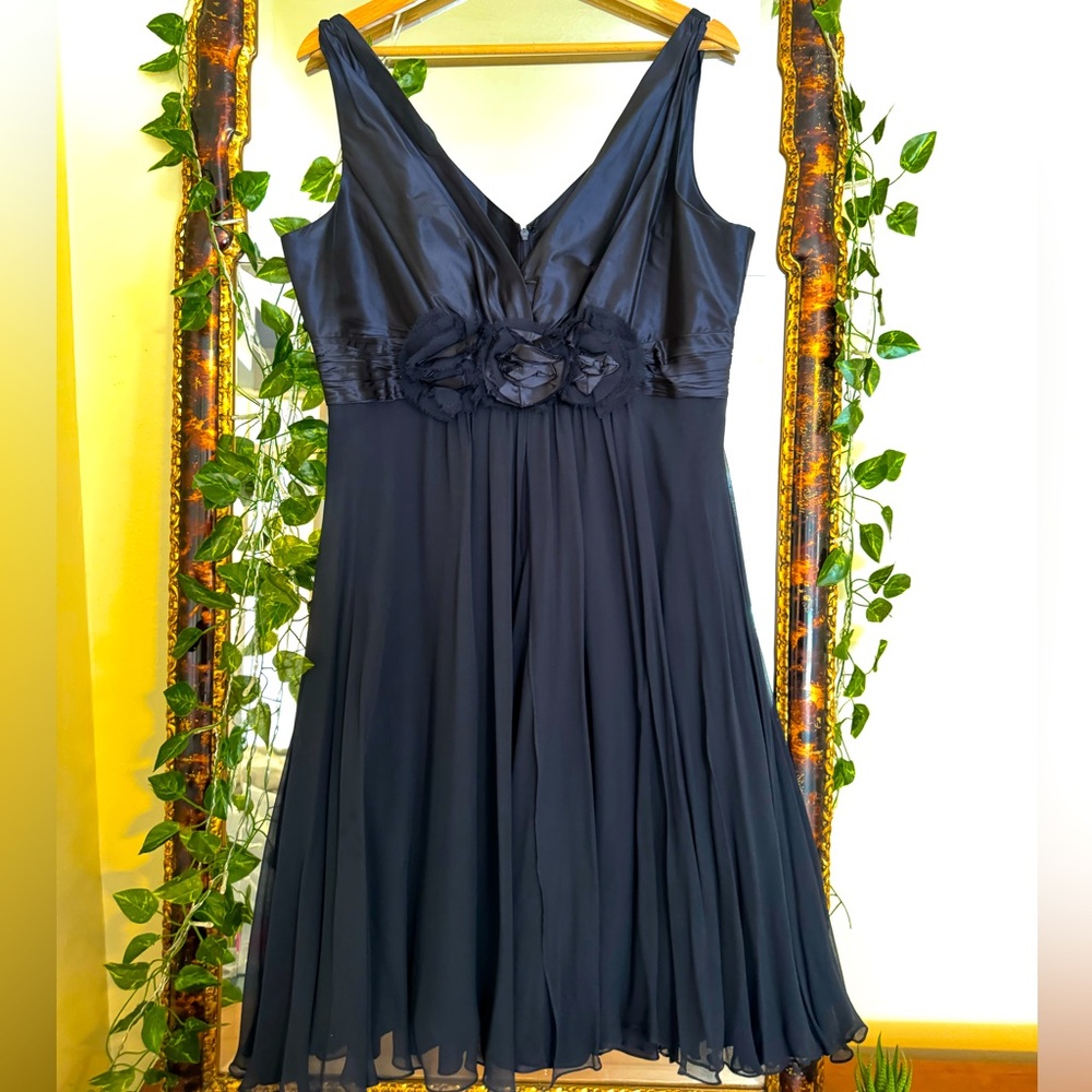 Rickie Freeman | Navy Cocktail dress | Sz 14